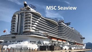 MSC Seaview Crucero Salida desde Barcelona Cataluña España [upl. by Sorac709]