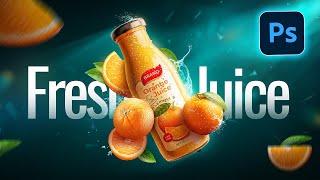 TOP NOTCH Product manipulation advertising design✅🔥 Full Photoshop tutorial [upl. by Slayton]