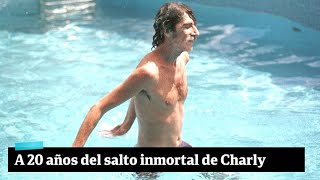 Así fue el SALTO inmortal de CHARLY GARCÍA desde un SÉPTIMO piso hacia una PILETA en MENDOZA [upl. by Idac]