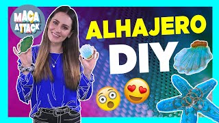 DIY alhajeros hechos con solo 2 materiales paso a paso [upl. by Htrap807]