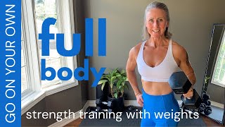 Dumbbell FULL BODY workout [upl. by Sivert]