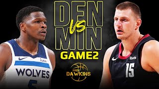 Denver Nuggets vs Minnesota Timberwolves Game 2 Full Highlights  2024 WCSF  FreeDawkins [upl. by Kolk210]