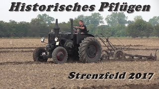 Historisches Pflügen Erntefest Bernburg Strenzfeld 2017 [upl. by Ocirderf]