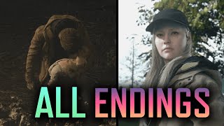 Resident Evil 8 Village  ALL ENDINGS  Ethans Sacrifice  Secret Scene  Rose as a Teenager [upl. by Dine2]