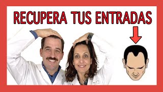 🟣DESCUBRE cómo RECUPERAR ENTRADAS sin injerto capilar  Evita el trasplante y la alopecia [upl. by Ecnerat14]