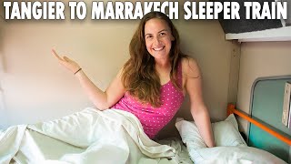 Morocco Train Vlog ONCF Sleeper Train from Tangier to Marrakech [upl. by Gibbon]