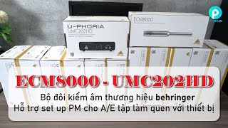 RTA ECM8000  SOUNDCARD UMC202HD  Behringer [upl. by Ilenna]