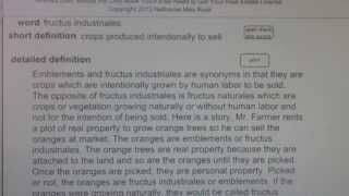 fructus industriales Real Estate License Exam Study Guide AgentExamPasscom [upl. by Rezzani379]