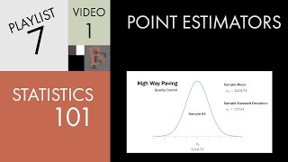 Statistics 101 Point Estimators [upl. by Abate]