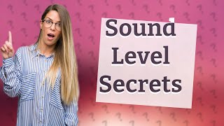 What does 58 decibels sound like [upl. by Aklog]