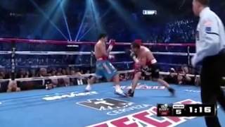 pacquiao vs marquez fight 3  total of 17 counts of foot trick [upl. by Uwton]