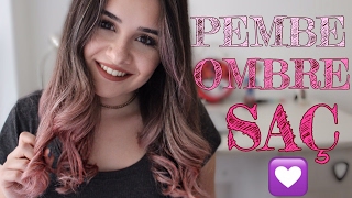 Saçlarımı Pembeye Boyadım PINK OMBRE HAIR  LOREAL COLORISTA [upl. by Noemys]