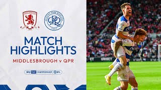 ☄️Dozzell Screamer Sinks Boro  Highlights  Middlesbrough 02 QPR [upl. by Margette47]