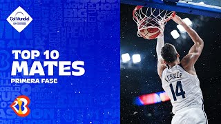 TOP 10 MATES PRIMERA FASE MUNDIAL DE BALONCESTO 2023 [upl. by Aniretake]