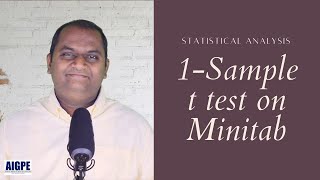 1 Sample t test on Minitab  Statistical Analysis  Hypothesis Testing  Easy Steps [upl. by Rebeka]