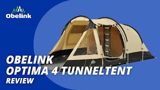 Obelink Optima 4 tunneltent review  Obelink vrijetijdsmarkt [upl. by Burrill]