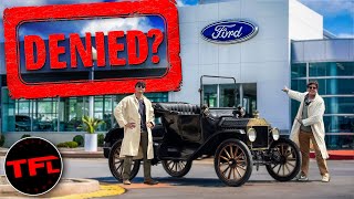 Taking a 100YearOld Model T to a Ford Dealer for Service [upl. by Laura]