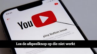 Fix YouTube Playknop werkt niet Probleem  Los de YouTubeafspeelknop op die niet werkt [upl. by Virgel]