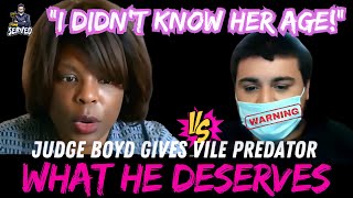 Judge Boyd Hands Down Severe Punishment To Criminal For Disgusting Crimes  VINTAGE [upl. by Mallina]