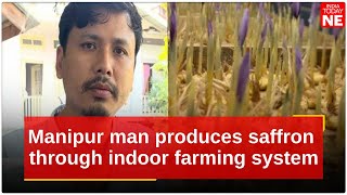 Manipur man produces saffron through indoor farming system defy climate challenges [upl. by Pamela]