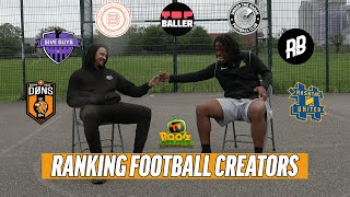 SE DONS HASHTAG UNITED BAITEZE 5IVE GUYS  RANKING YOUTUBE FOOTBALL CREATORS [upl. by Shina]