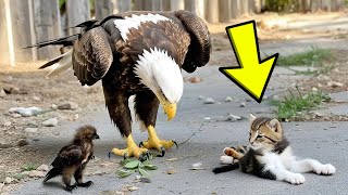 Eagle Befriends Stray Kitten – But One Day It Takes a Shocking Turn [upl. by Lanni]