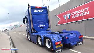 Intocht Truckstar Festival 2023 Compilation  Scania V8 Sound by TT Assen  The Movie 2160p 4K [upl. by Morey]