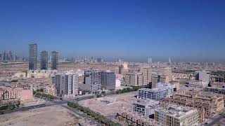 JVC Dubai Drone Video  AMSA Royal Atlantis Staff Accommodation  Five Hotel  Nakheel Circle Villas [upl. by Malory451]