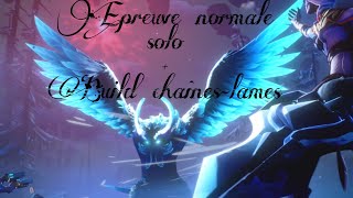 DauntlessÉpreuve normale en solo  build de mes chaîneslames [upl. by Toomin]