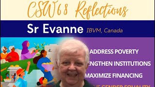 CSW68 Reflections Sr Evanne IBVM [upl. by Ekal]