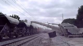 TU 515R loading rail wagons from loaders [upl. by Goody995]