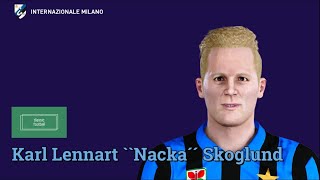 Karl Lennart Nacka´´ Skoglund  PES Clasico Face Bodyamp Stats [upl. by Billye827]