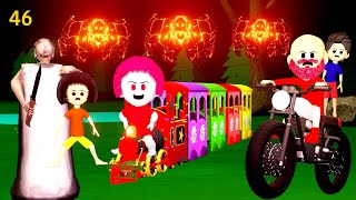 CINCHU KI SHAITANI PART 46  Desi Comedy Video  Train Wala Cartoon  Cartoon [upl. by Ayama340]