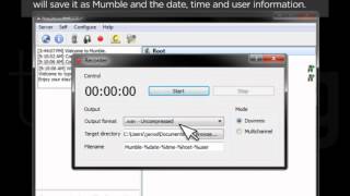 Tutorial Record Conversations in Mumble [upl. by Frear]