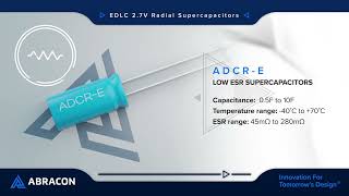 Abracon EDLC 27V Radial Supercapacitors [upl. by Kacey]