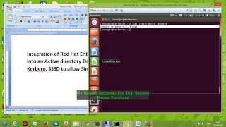 Integration of RHEL6 into AD domain using kerberos SSSD for singlesignon [upl. by Ardnaz845]