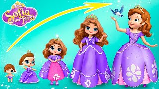 Princess Sofia the First Growing Up 30 DIYs for LOL OMG [upl. by Asillam]