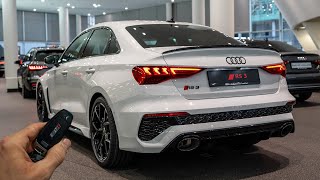 2022 Audi RS3 Limousine 400hp  Sound amp Visual Review [upl. by Alakam141]