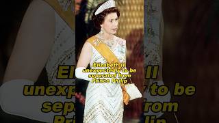 Elizabeth II actually separated from Prince Philipshortvideo history [upl. by Kcirdnekal]