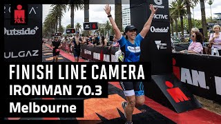 2023 IRONMAN 703 Melbourne  Finish Line Camera [upl. by Phia]