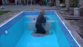 How to paint a pool  DIY with Nicole [upl. by Richelle710]