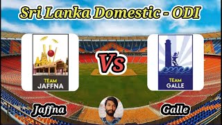 Jaffna vs Galle  Match 7  National Super League Limited Over Tournament 2024 [upl. by Norvun786]