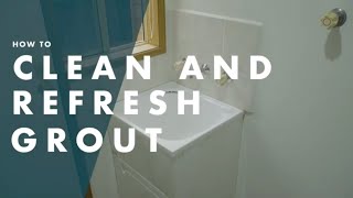 How To Clean Grout And Get It White Again  Bunnings Warehouse [upl. by Renrut878]