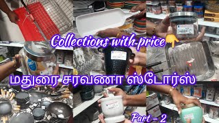 saravana stores maduraiwith priceshopping saravanastore saravanastoreskitchenwarecollections [upl. by Joye]