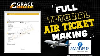 How to Make a Ticket in Amadeus  Ticket Making Full Tutorial 2024 airticketing [upl. by Consuelo435]