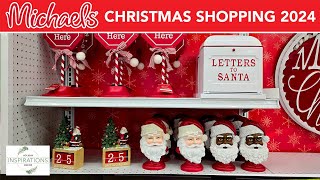 MICHAELS Traditional Christmas Decorations 2024  Shop with ME [upl. by Packer964]