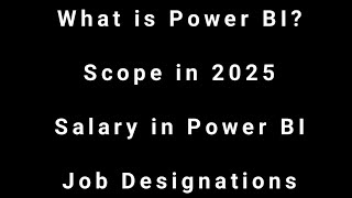 What is Power BI  Salary in Power BI  Power BI Salary in India Fresher  Power BI Salary  Hindi [upl. by Dotson]