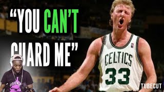 LeBron SUPERFAN Reacts To Larry Bird Is A Trash Talking Legend [upl. by Ecyrb246]