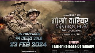 GURKHA WARRIOR  NEPALI MOVIE OFFICIAL TRAILER 2024 Release RITESH CHAMS VIJAY LAMA REBIKA GURUNG [upl. by Ardnad550]