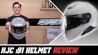 HJC i91 Helmet Review at SpeedAddictscom [upl. by Rochemont]